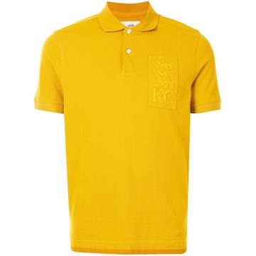 embroidered logo polo shirt