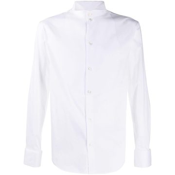 wingtip-collar tuxedo shirt