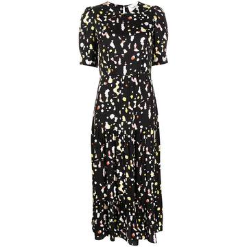 Tonya abstract-print dress