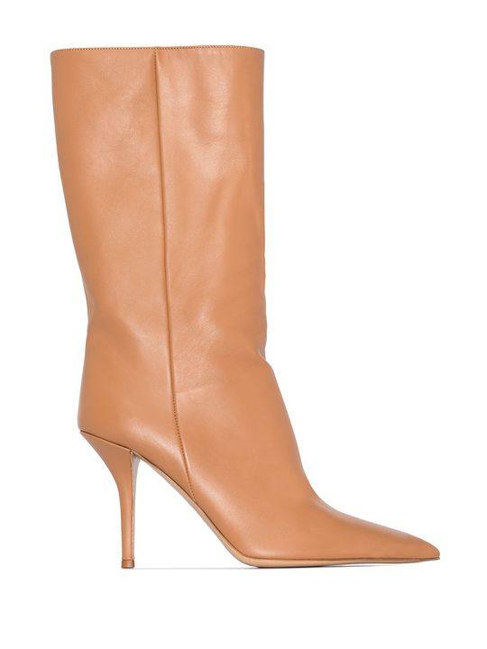 X Pernille Teisbaek brown perni 06 85 leather boots展示图