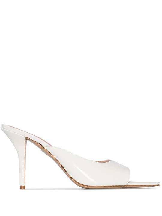 X Pernille Teisbaek white perni 04 85 leather mules展示图