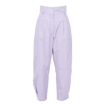 Sporty Power Pleated Twill Tapered Pants