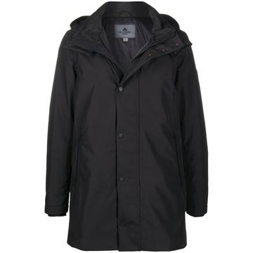 hooded padded coat