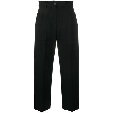 straight-leg trousers