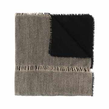 oversized frayed scarf