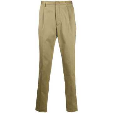 pleat-front trousers