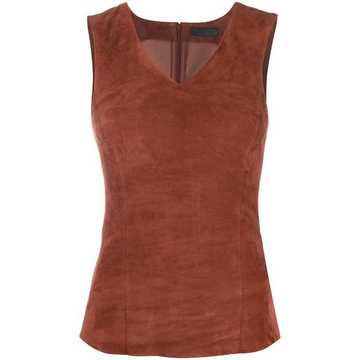 leather tank top