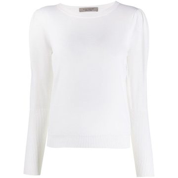 ribbed cuff knit jumper