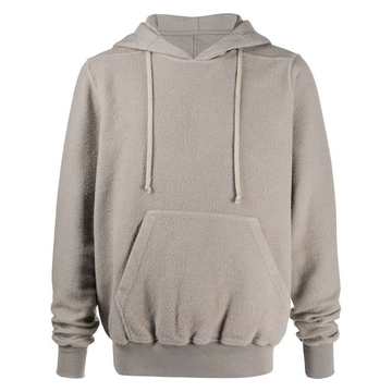 drawstring jersey hoodie