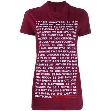 slogan print t-shirt