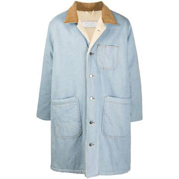 button-up cotton coat