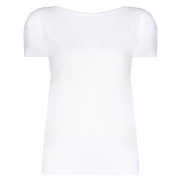 Sprezza scoop neck cotton T-shirt