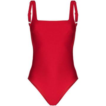 Core tie-back swimsuit