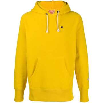 drawstring logo hoodie