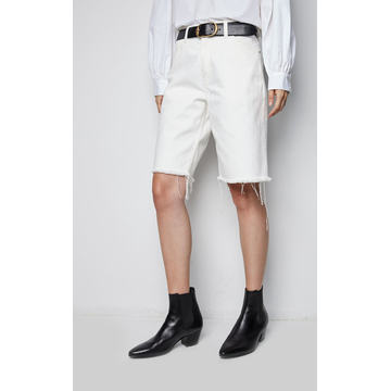 Cotton Boyfriend Bermuda Shorts