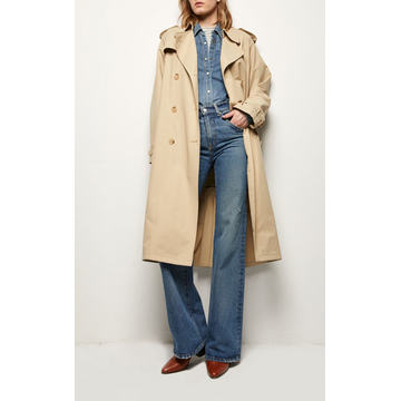 Tanner Gabardine Trench Coat