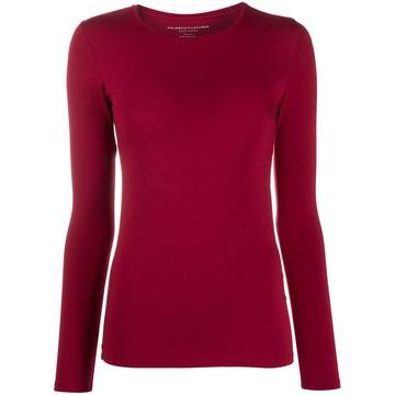 round neck jersey top