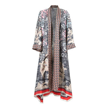 Risilia Silk Kimono Coat