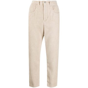 Beldenae cropped corduroy trousers