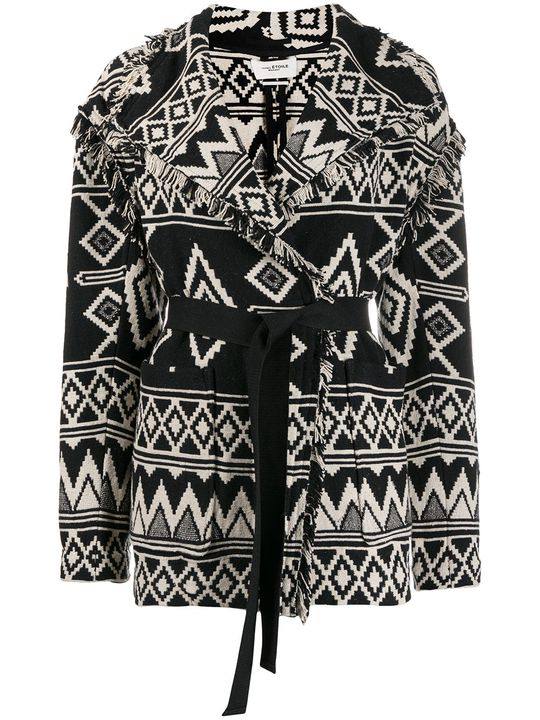 abstract pattern cardi-coat展示图