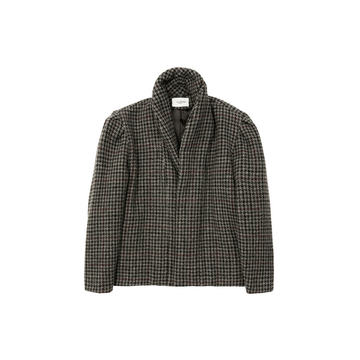 Kabadi Oversized Checked Wool Jacket