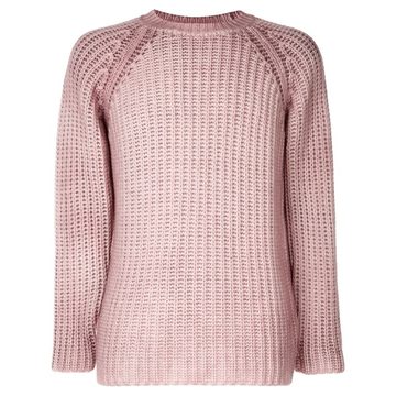 chunky knitted jumper