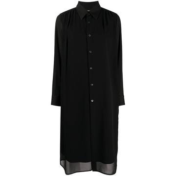 relaxed-fit shirt dress