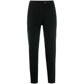 slim-fit tailored trousers