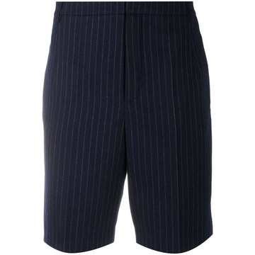 pinstripe Bermuda shorts