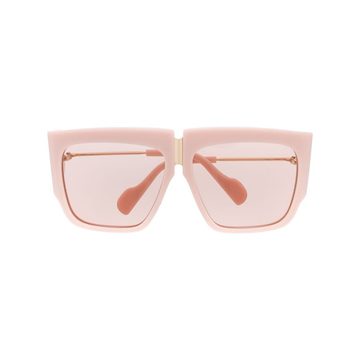 oversized square frame sunglasses