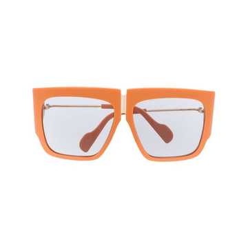 oversized square frame sunglasses