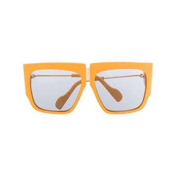 oversized square frame sunglasses