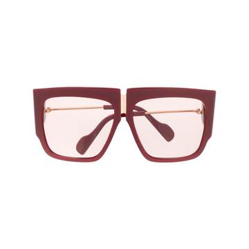 oversized square frame sunglasses