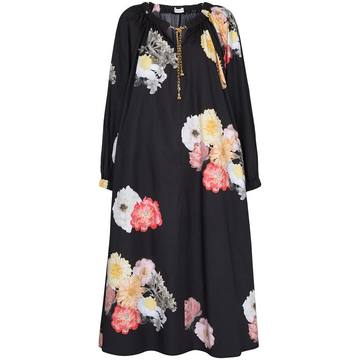 Myra chain neck floral dress