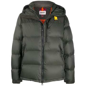 hooded down jacket