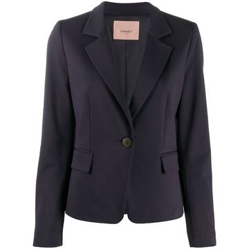 single-breasted fitted blazer