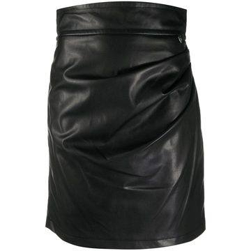 high waist gathered skirt