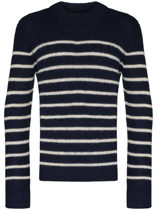 george striped high neck sweater展示图