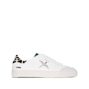 white Clean 90 triple bird leather sneakers