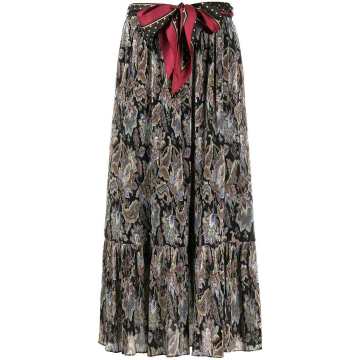 Ladybeetle Pleated Midi skirt