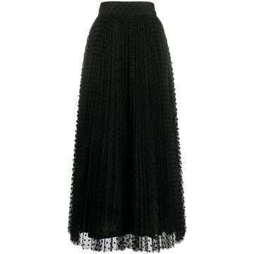 pleated ballet skirt