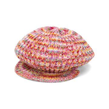 marl knit beret