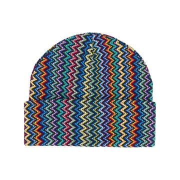 zig-zag knit beanie