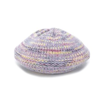 marl knit beret