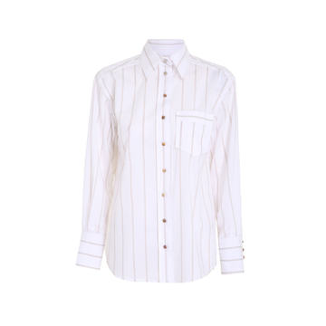 Botanica Cotton-Blend Button-Up Shirt