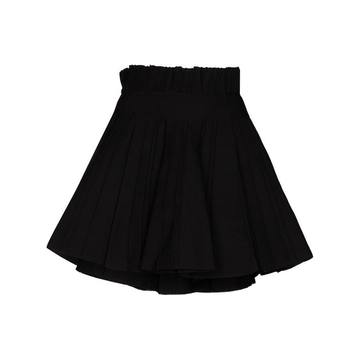 Pleated mini skirt