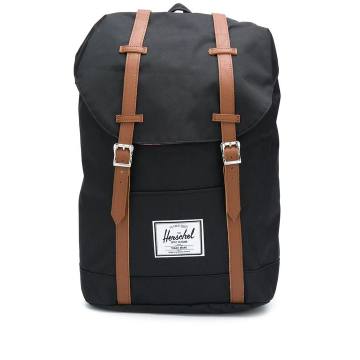 drawstring backpack with double buckle fastening