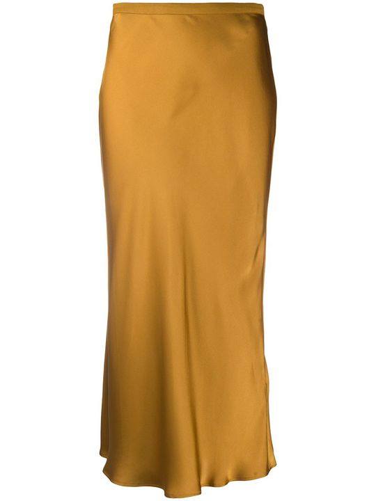high-waisted silk skirt展示图