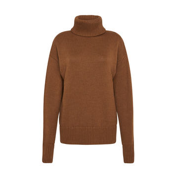 Rania Oversized Cotton-Blend Turtleneck Sweater