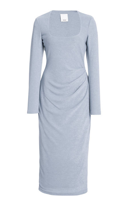 Highfeld Knit-Jersey Draped Midi Dress展示图